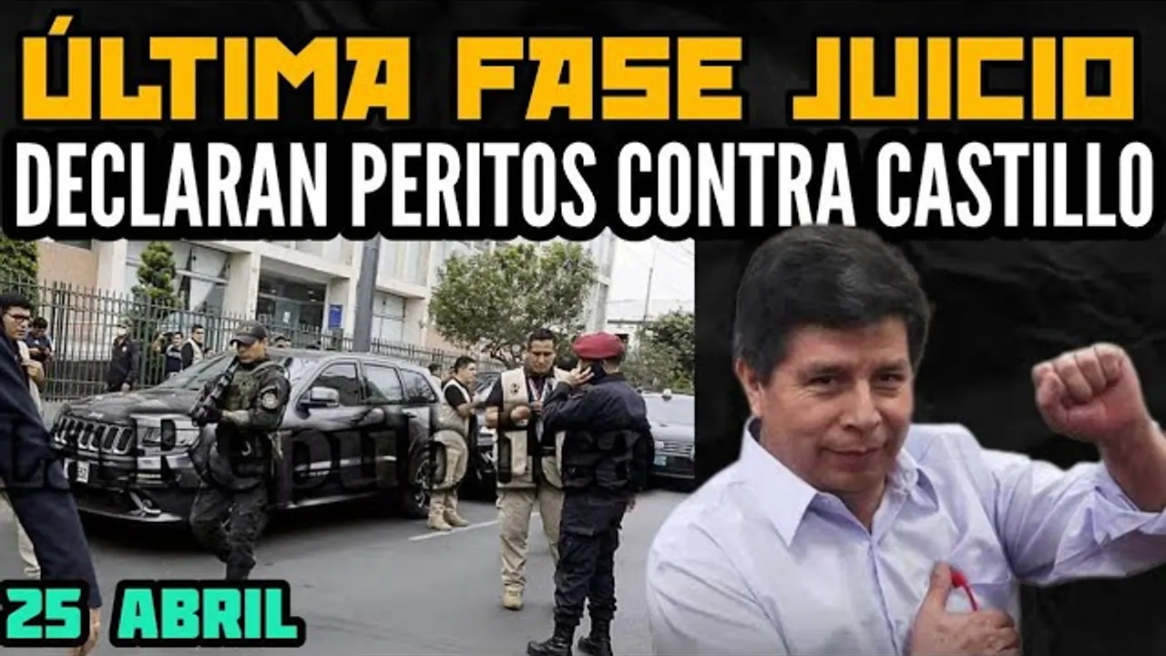 Reproducir: FASE FINAL: JUICIO ORAL CONTRA PEDRO CASTILLO / DECLARAN LOS PERITOS DE LA DIKTADUR4 - 25 ABRIL