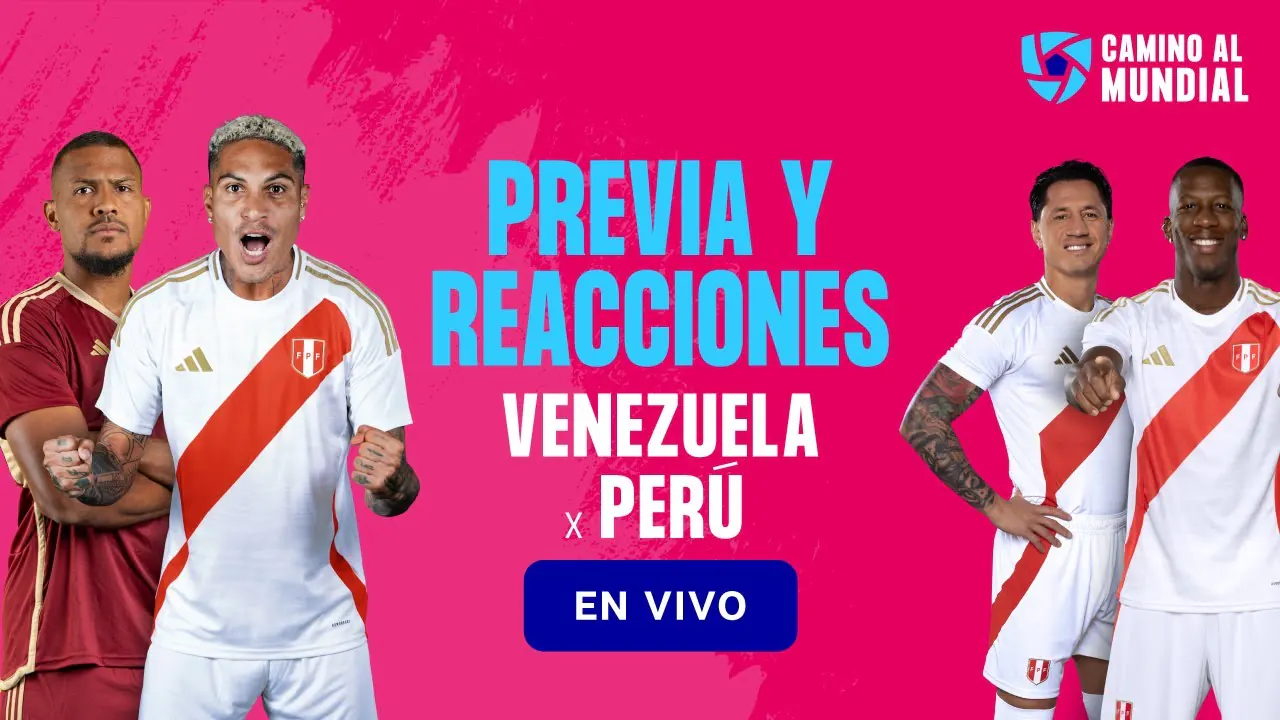 Reproducir: EN VIVO: VENEZUELA VS PERÚ POR ELIMINATORIAS - FECHA 14 | CAMINO AL MUNDIAL | REACCIONES EN CABINA