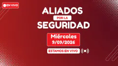 EN VIVO Aliados por la seguridad │Miércoles 9 de setiembre de 2026