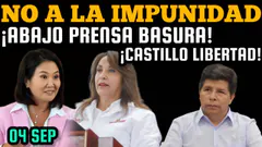 TC PROTEGERÍA A KEIKO / EXIGEN LIBERTAD DE PEDRO CASTILLO / BETSSY VOLVERÍA A LA CÁRCEL - 04 SEP