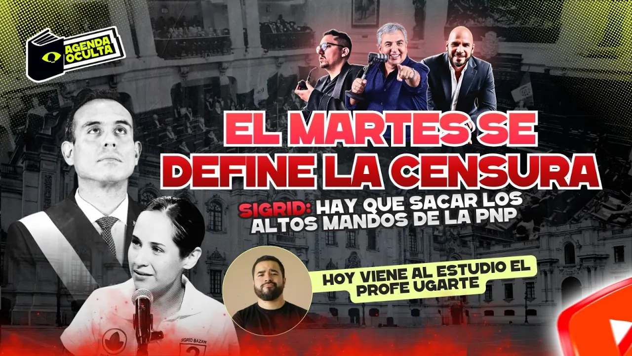 Reproducir: EL PROFE SOBRE RUEDAS NOS VISITA, EL MARTES SE DEFINE LA CENSURA - AGENDA OCULTA