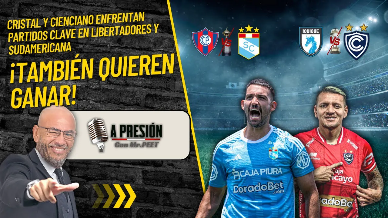 Reproducir: ¡Cristal y Cienciano se juegan la vida en copas internacionales!