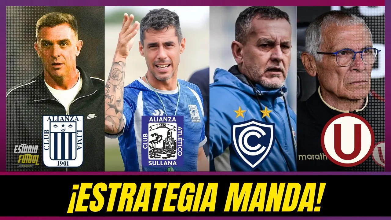 Reproducir: ¡ESTRATEGIA MANDA! CIENCIANO VS. UNIVERSITARIO / ALIANZA LIMA VS. ALIANZA ATLÉTICO SULLANA