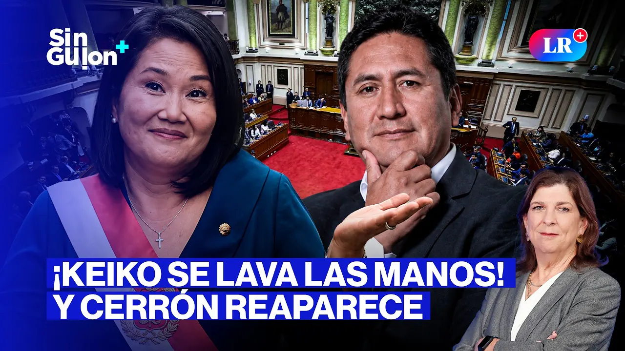 Reproducir: KEIKO DEJA SOLO A ROSPIGLIOSI, NADINE VUELVE Y CERRÓN APARECE | SIN GUION CON ROSA MARÍA PALACIOS