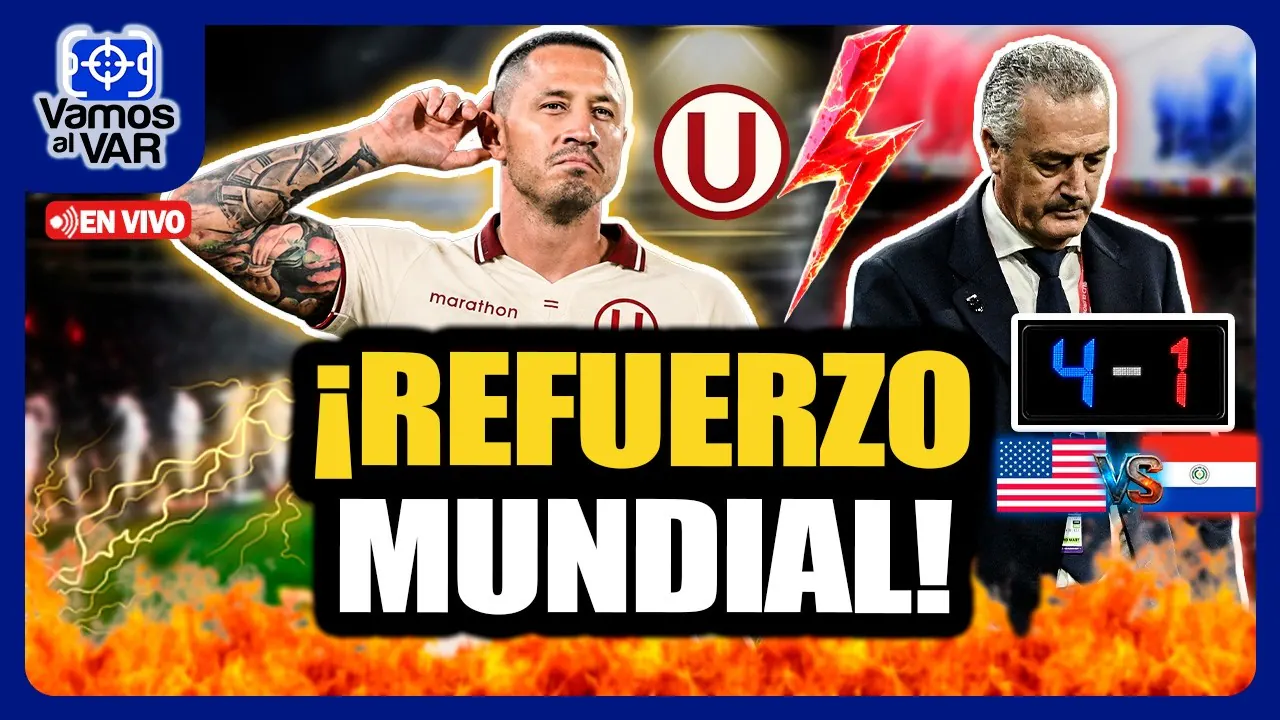 Reproducir: EN VIVO⚡Universitario golpea el mercado con Lapadula | Paraguay sufre ante EE. UU. en el Mundial