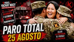 Paro del transporte contra régimen de Keiko | Fujimori recibe informes de FFAA - 19 AGO