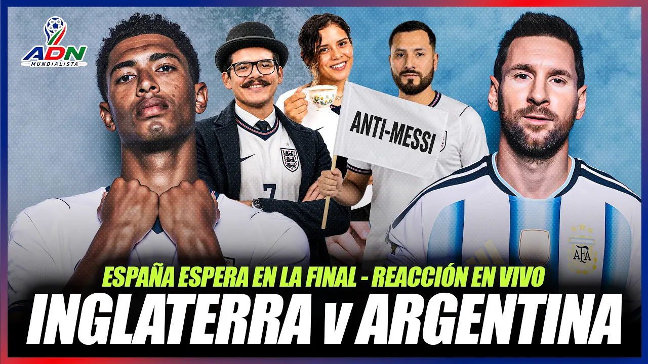 Reproducir: 🔴 Inglaterra vs Argentina, por el pase a la Final del Mundo 🔥🇦🇷  | 🎥👉 "ADN Mundialista" ⚽ 15/07/26