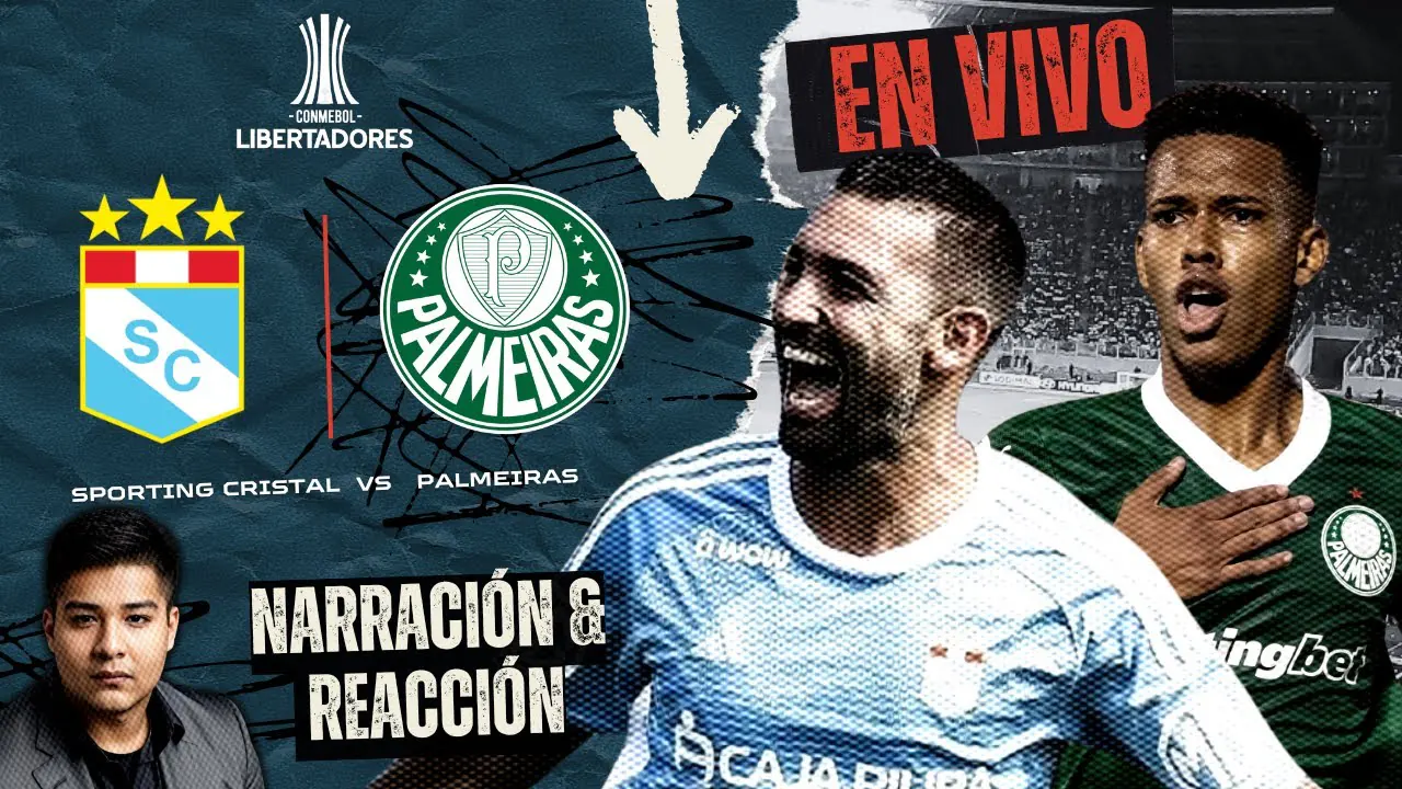 Reproducir: 🔴 SPORTING CRISTAL VS PALMEIRAS #ENVIVO COPA LIBERTADORES 2025 FECHA 1 | ESTADIO NACIONAL DE LIMA
