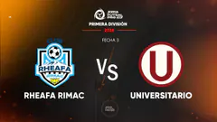 EN VIVO | RHEAFA RIMAC VS UNIVERSITARIO | JOMA FUTSAL PRO FPF | TORNEO APERTURA FECHA 3