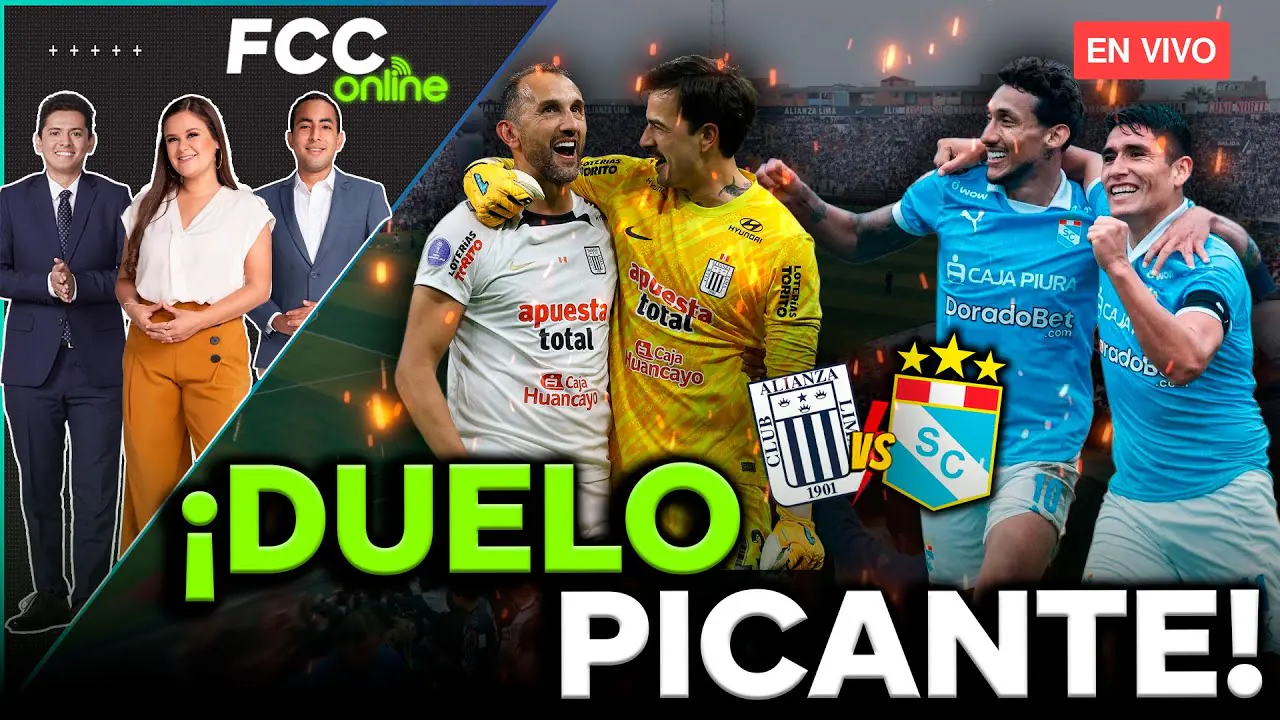 Reproducir: #ENVIVO 🔴ALIANZA LIMA VS. SPORTING CRISTAL: EL EQUIPO CELESTE BUSCA MANTENER EL LIDERATO #FCCONLINE