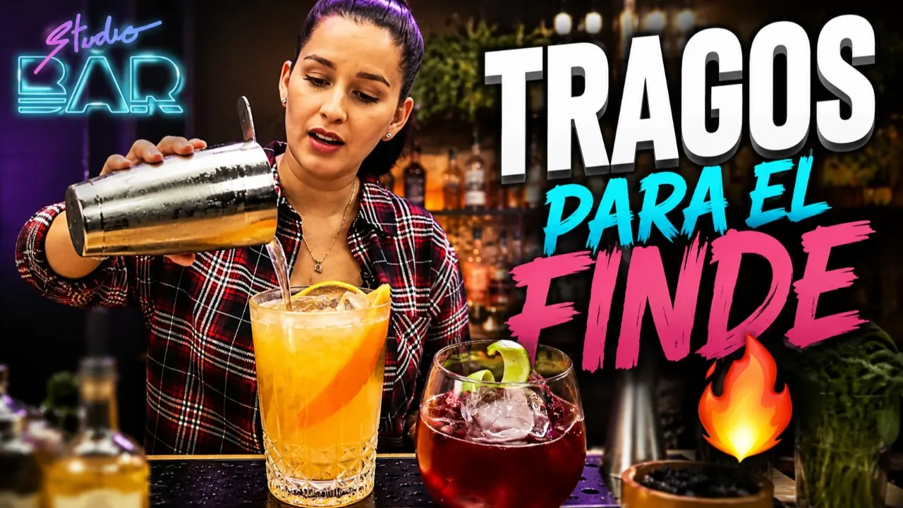 Reproducir: LOS 2 TRAGOS QUE VAS A QUERER PREPARAR ESTE FINDE 🍸| Studio Bar