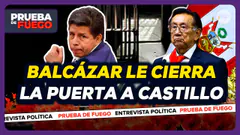 Balcázar rechaza indulto a Castillo y asume la Presidencia: nuevo escenario tras la caída de Jerí