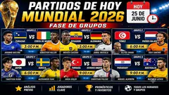 CURAZAO VS. COSTA DE MARFIL, ECUADOR VS. ALEMANIA, TÚNEZ VS. PAÍSES BAJOS Y JAPÓN VS. SUECIA