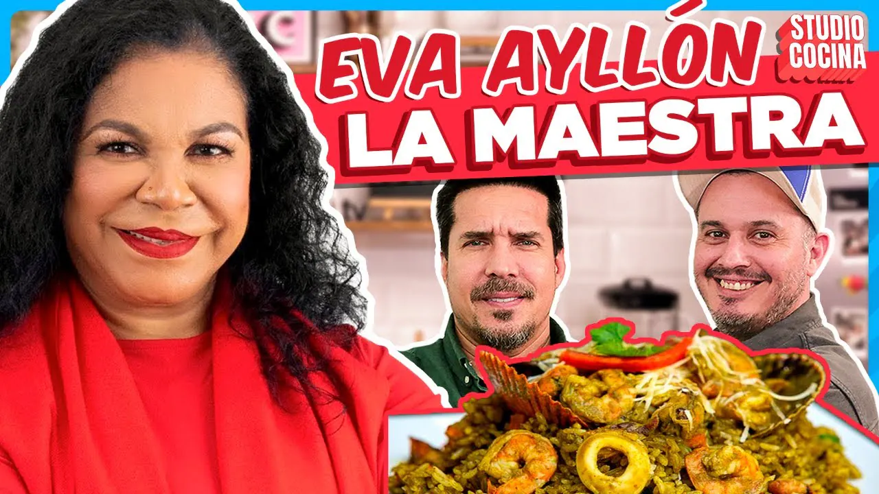 Reproducir: EVA AYLLÓN SE ARMA LA JARANA EN VIVO 🇵🇪 I Arroz con mariscos norteño I Studio Cocina