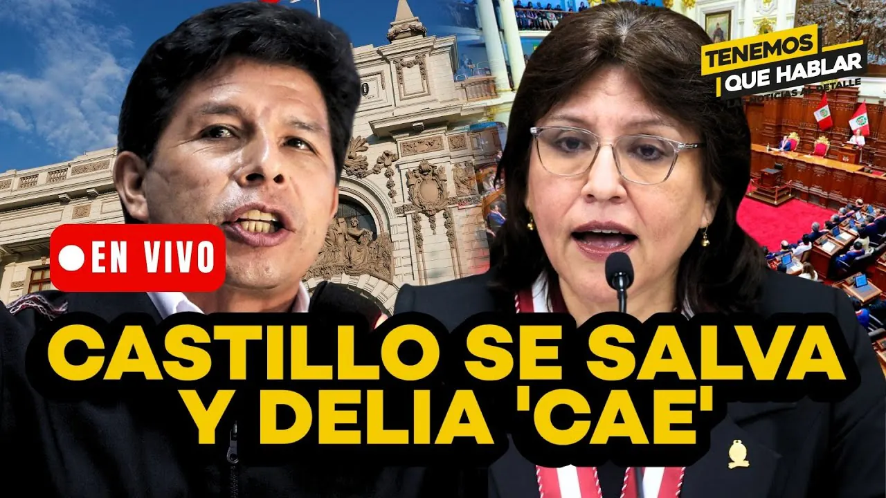 Reproducir: 🔴 Pedro Castillo se salva de inhabilitación y Delia Espinoza recibe 10 años de sanción I TQH EN VIVO