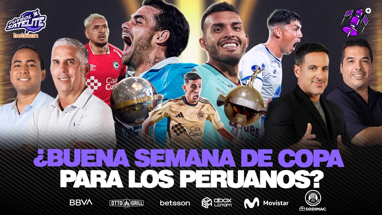 Reproducir: ¿FUE UNA BUENA SEMANA PARA LOS EQUIPOS PERUANOS EN LIBERTADORES Y SUDAMERICANA? #FÚTBOLSATÉLITE