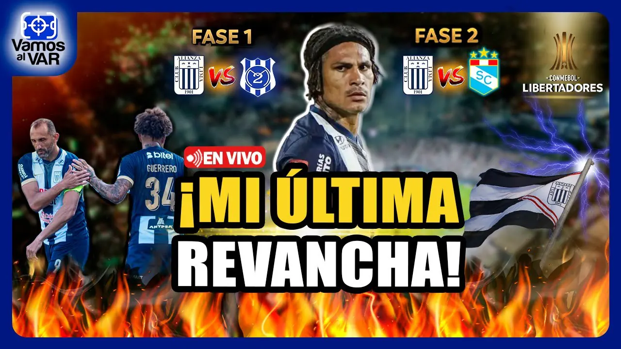 Reproducir: 🔴 EN VIVO ⚡Se asoma el cruce Alianza vs Cristal y Paolo Guerrero anuncia su último baile #VamosAlVar