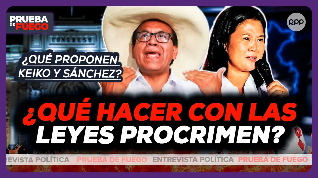 Reproducir: EN VIVO 🔴 Keiko y Sánchez en carrera por derogar las leyes procrimen a días de la elección | RPP
