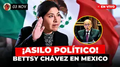 BETTSY CHÁVEZ en la embajada de México | exige asilo político por juicio CASO REBELIÓN - 03 NOV