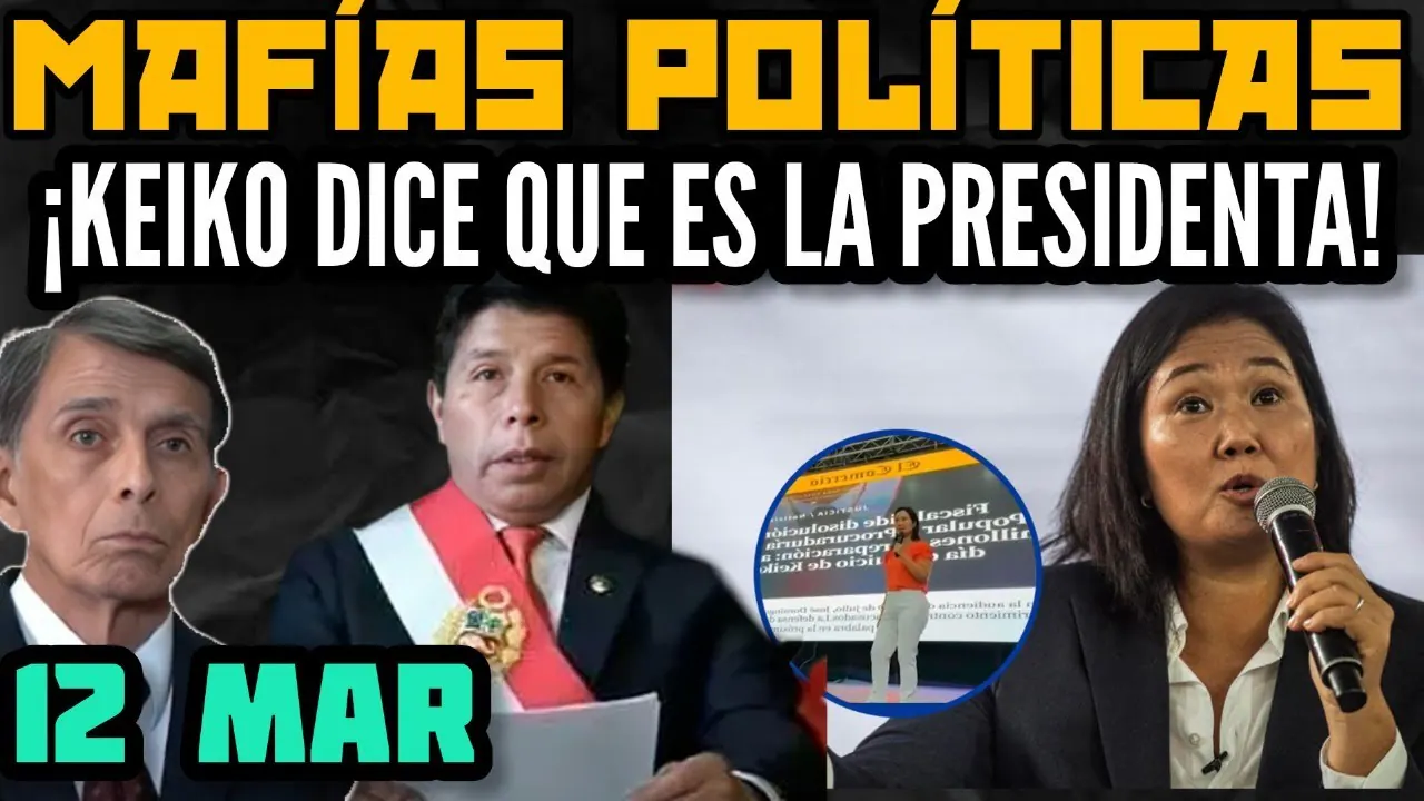 Reproducir: KEIKO DICE QUE GANÓ LAS ELECCIONES/ BOBBIO CONFIESA / HUELGA DE HAMBRE DE PEDRO CASTILLO - 12 MAR