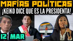 KEIKO DICE QUE GANÓ LAS ELECCIONES/ BOBBIO CONFIESA / HUELGA DE HAMBRE DE PEDRO CASTILLO - 12 MAR