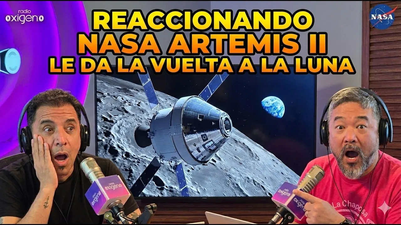 Reproducir: #ENVIVO REACCIONANDO A LA LLEGADA DE ARTEMIS II A LA LUNA | TRAFFIC SHOW