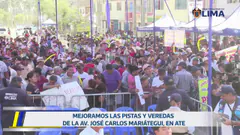 Construcción de la av. José Carlos Mariátegui. 2 de mayo.