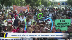 Inauguración de parques en San Martín de Porres | 18 de mayo.