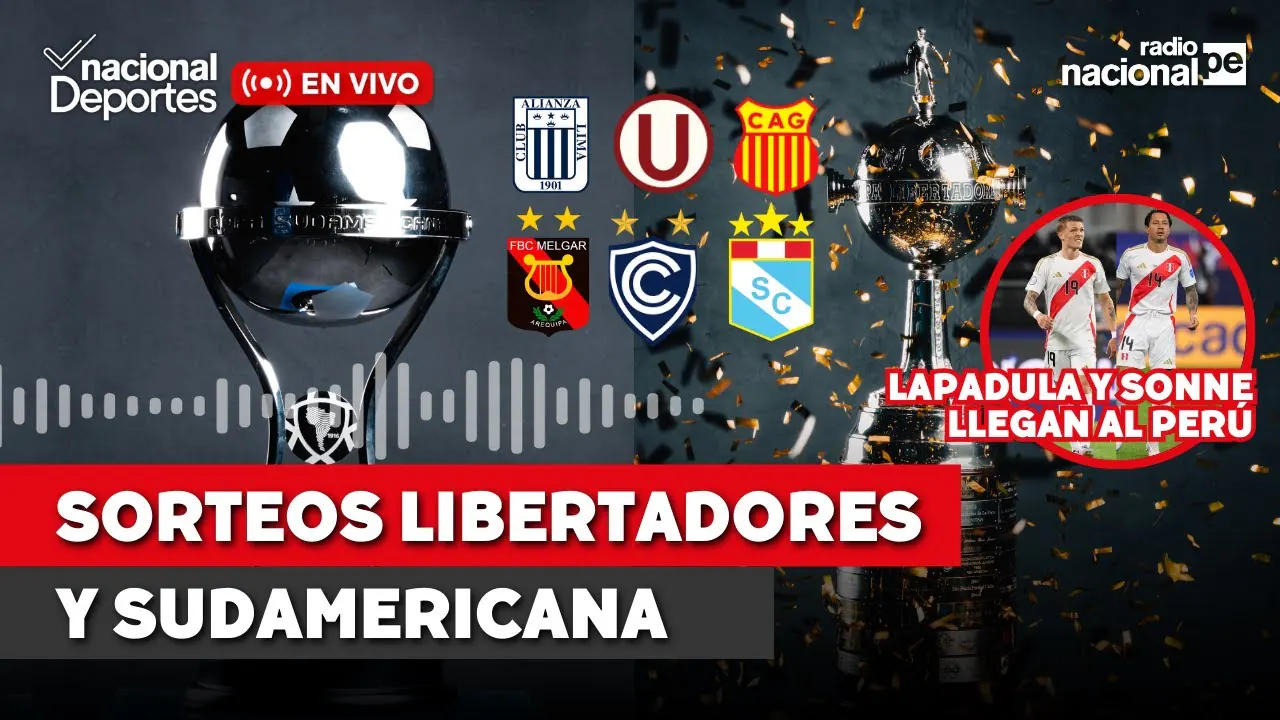 Reproducir: Radio Nacional EN VIVO: Nacional Deportes 17/03/25| Sorteo LIBERTADORES SUDAMERICANA |SONNE LAPADULA