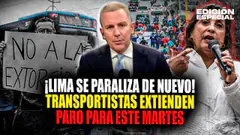 #EnVivo Paro de transporte continuará el martes ante crisis de inseguridad y mal manejo del gobierno