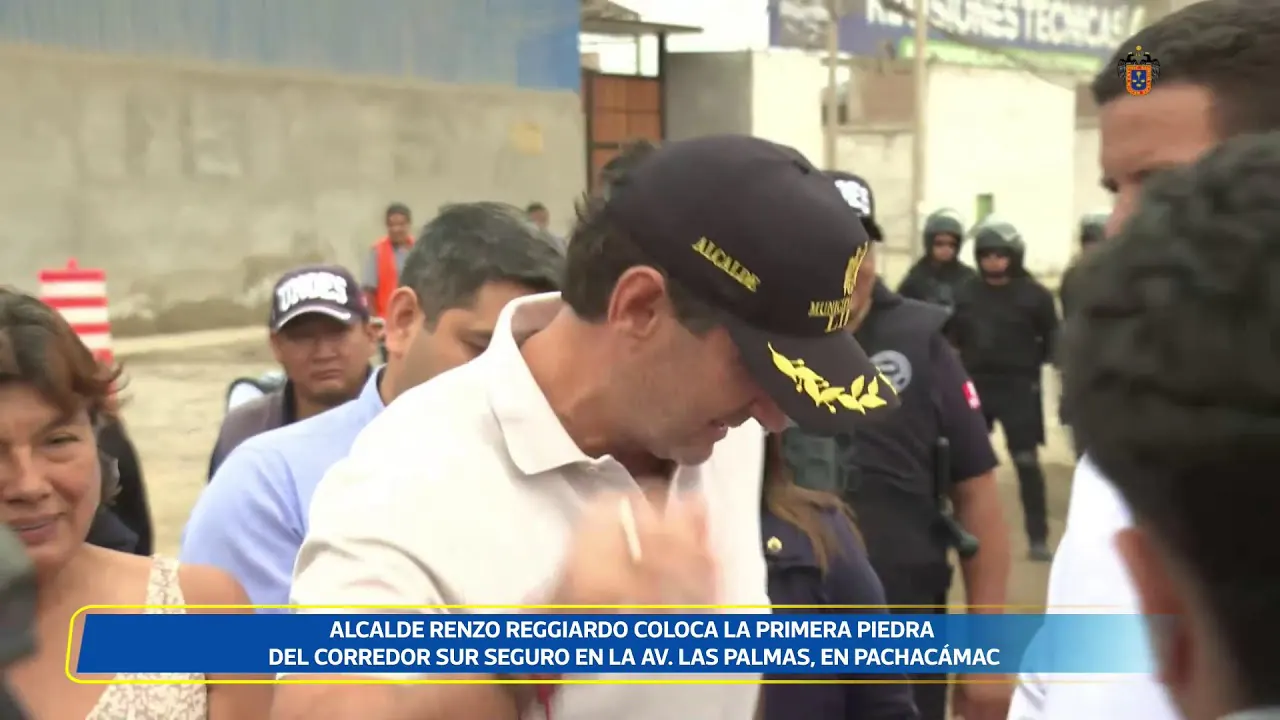 Reproducir: Primera piedra del Corredor Seguro en Lima Sur | 9 de setiembre