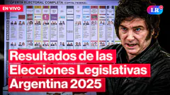 Elecciones Argentina 2025: minuto a minuto y resultados de las votaciones legislativas | #LR