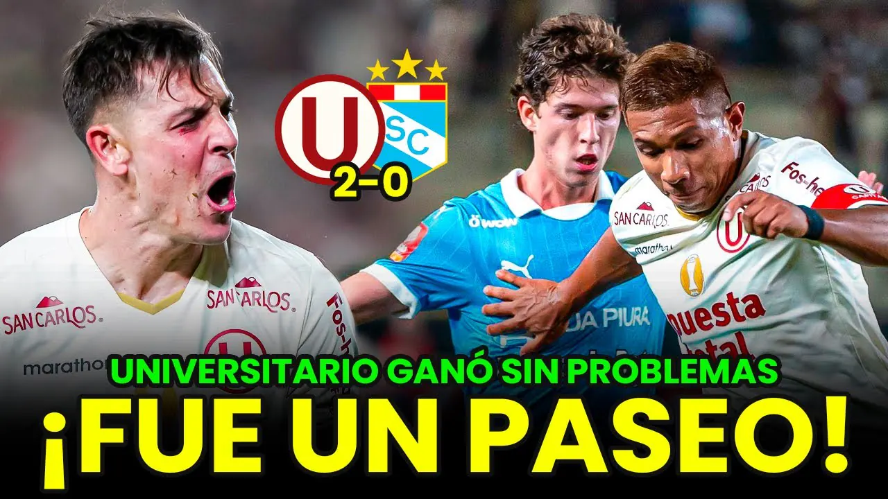 Reproducir: UNIVERSITARIO DERROTÓ 2-0 A SPORTING CRISTAL Y RECUPERA LA PUNTA DEL TORNEO APERTURA | ANOTÓ CHURÍN