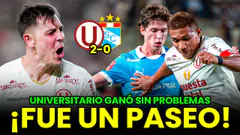 UNIVERSITARIO DERROTÓ 2-0 A SPORTING CRISTAL Y RECUPERA LA PUNTA DEL TORNEO APERTURA | ANOTÓ CHURÍN