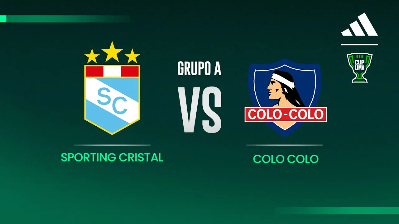 Reproducir: 🔴 EN VIVO | SPORTING CRISTAL VS COLO COLO | ADIDAS CUP | GRUPO A | FECHA 3