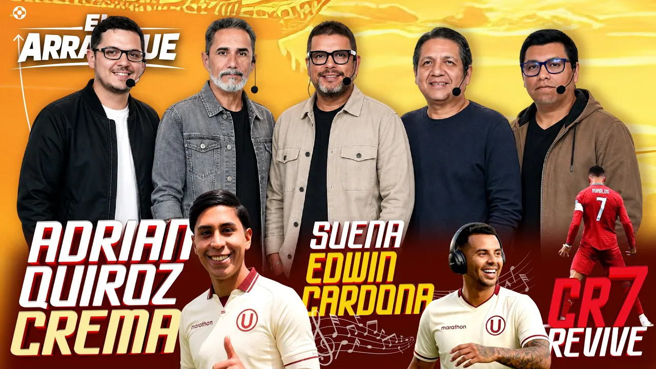 Reproducir: EN VIVO: EL ARRANQUE - ¡ADRIAN QUIROZ CREMA! ¡CR7 REVIVE!