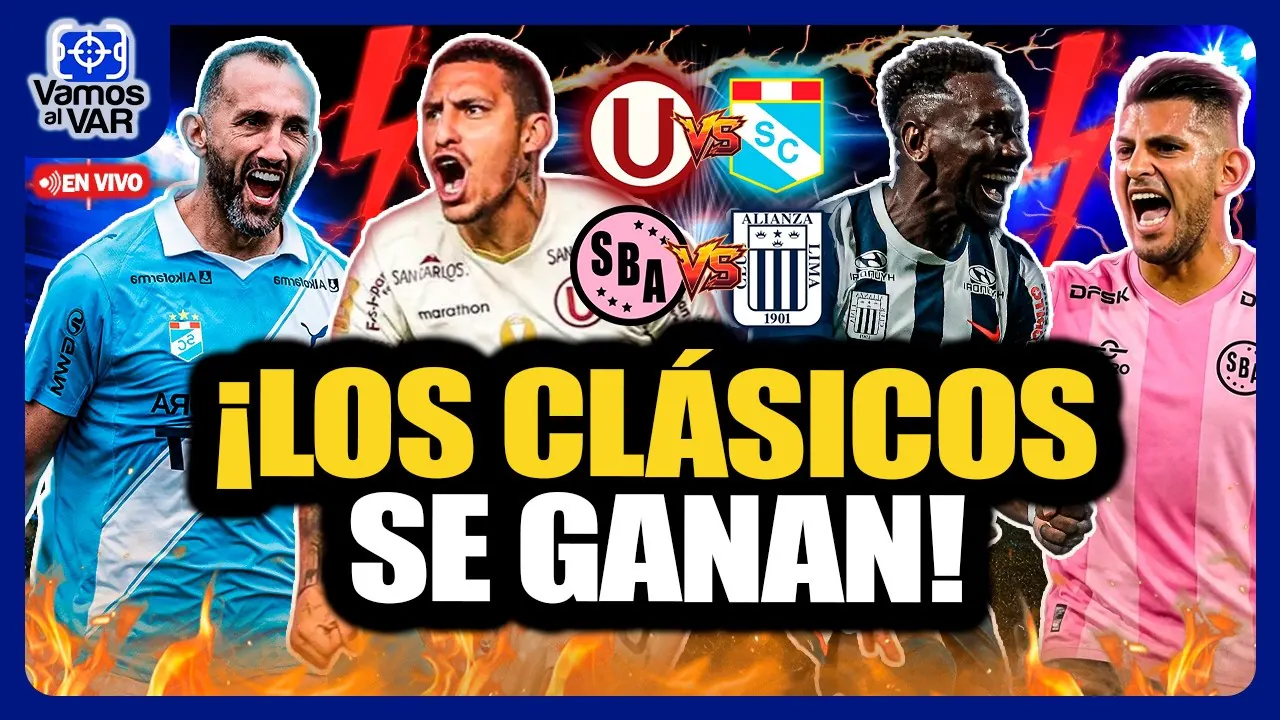 Reproducir: EN VIVO⚡DUELOS DE PESO: Universitario vs Sporting Cristal y Alianza Lima vs Sport Boys en la Liga1