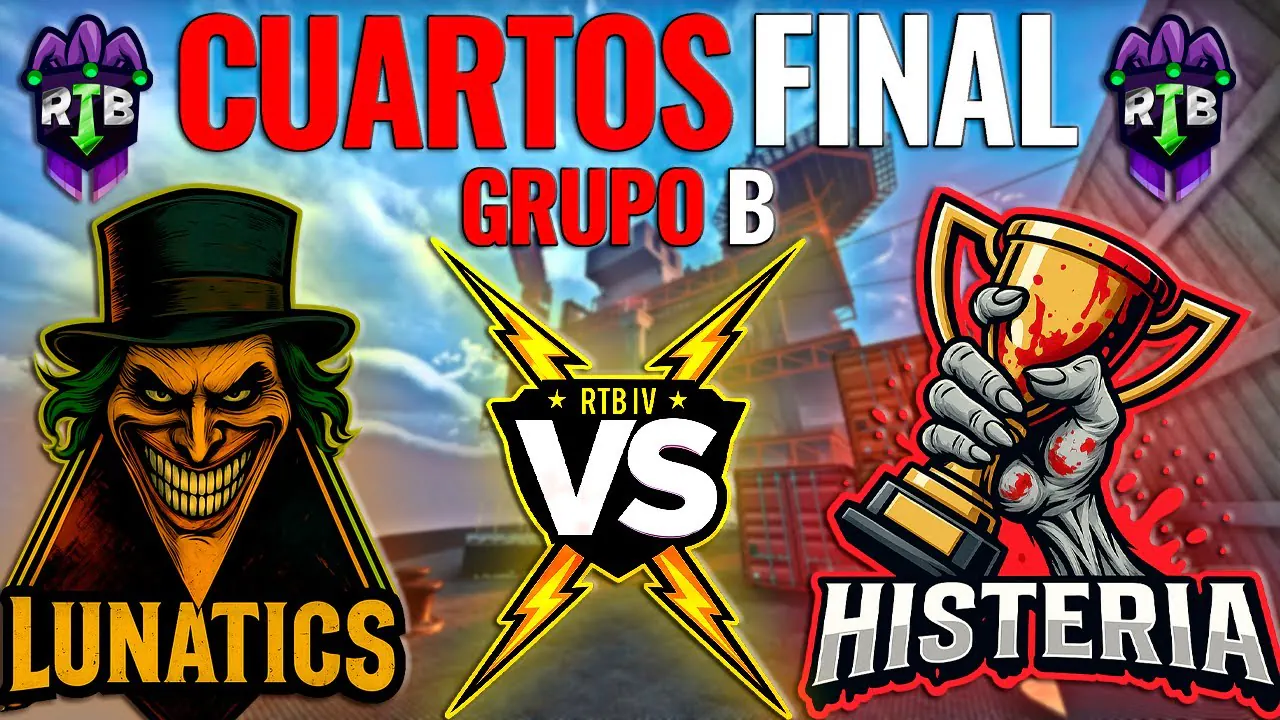 Reproducir: CUARTOS DE FINAL B TORNEO LEFT 4 DEAD 2 RTB IV | Histeria VS Lunatics | ELIMINACIÓN |