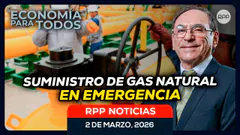 Suministro de gas natural en emergencia hasta el 14 de marzo #ECONOMIAXTODOS
