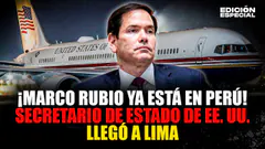 #EnVivo Marco Rubio, secretario de Estado de EEUU llega a Lima