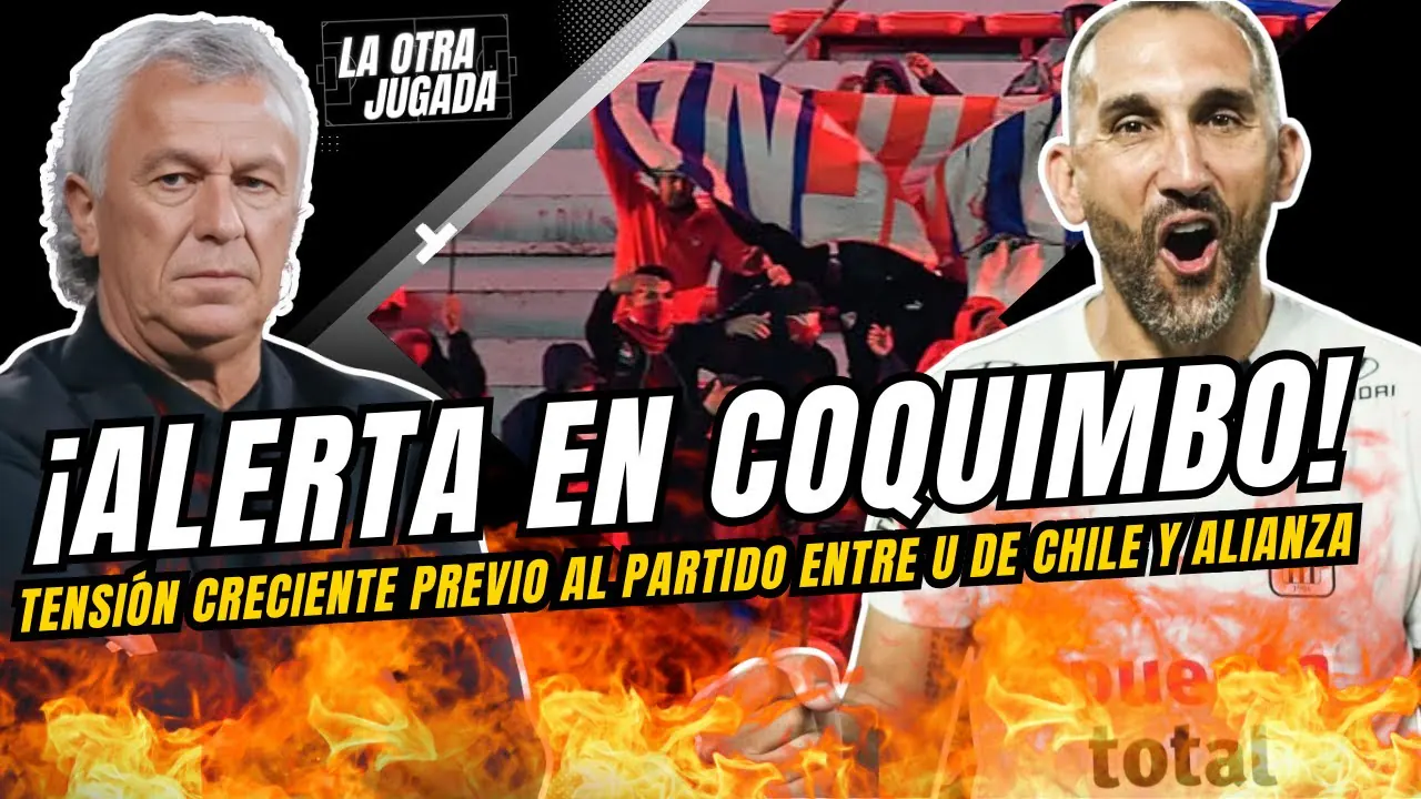 Reproducir: ¡CLIMA HOSTIL EN COQUIMBO PREVIO AL U DE CHILE VS. ALIANZA! - ¡CANTERO Y LA DUDA DE GOROSITO!