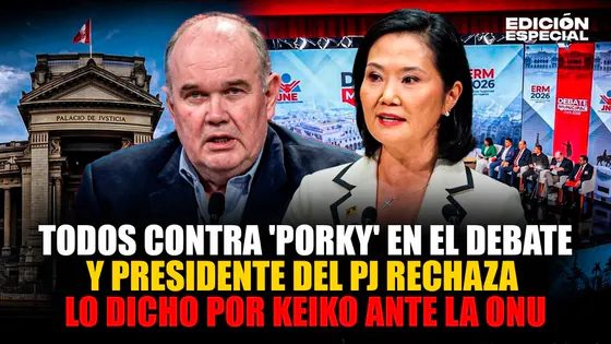#EnVivo Rafael López Aliaga es atacado por Samuel Daza de Fuerza Popular en último debate municipal