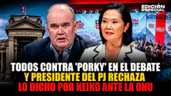 #EnVivo Rafael López Aliaga es atacado por Samuel Daza de Fuerza Popular en último debate municipal