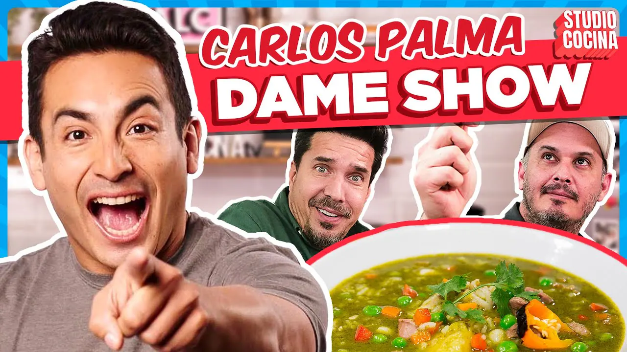 Reproducir: CARLOS PALMA ESTÁ QUE ARDE 🥵 I Aguadito de pollo I Studio Cocina