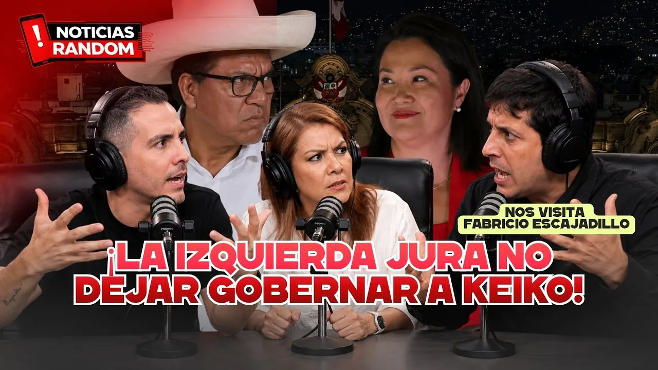Reproducir: ¡LA IZQUIERDA JURA NO DEJAR GOBERNAR A KEIKO! HOY CON FABRICIO ESCAJADILLO - NOTICIAS RANDOM