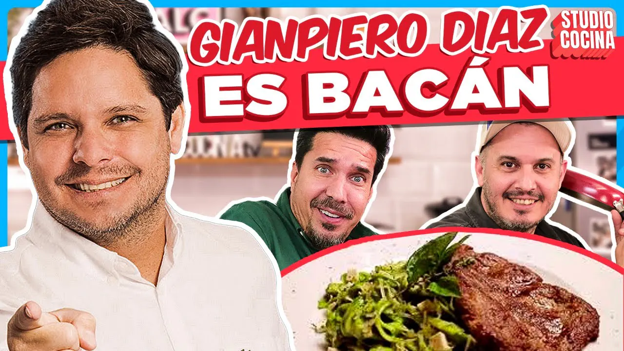 Reproducir: GIAN PIERO DÍAZ CUMPLE NUESTROS SUEÑOS 🏭 I Tournedo de lomo con spaghetti al pesto I Studio Cocina