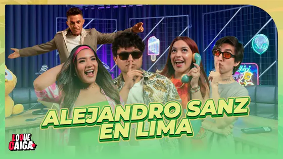 ALEJANDRO SANZ EN LIMA - MOSTRAMOS NUESTRAS PLAYLIST | EN VIVO #LOQUECAIGA