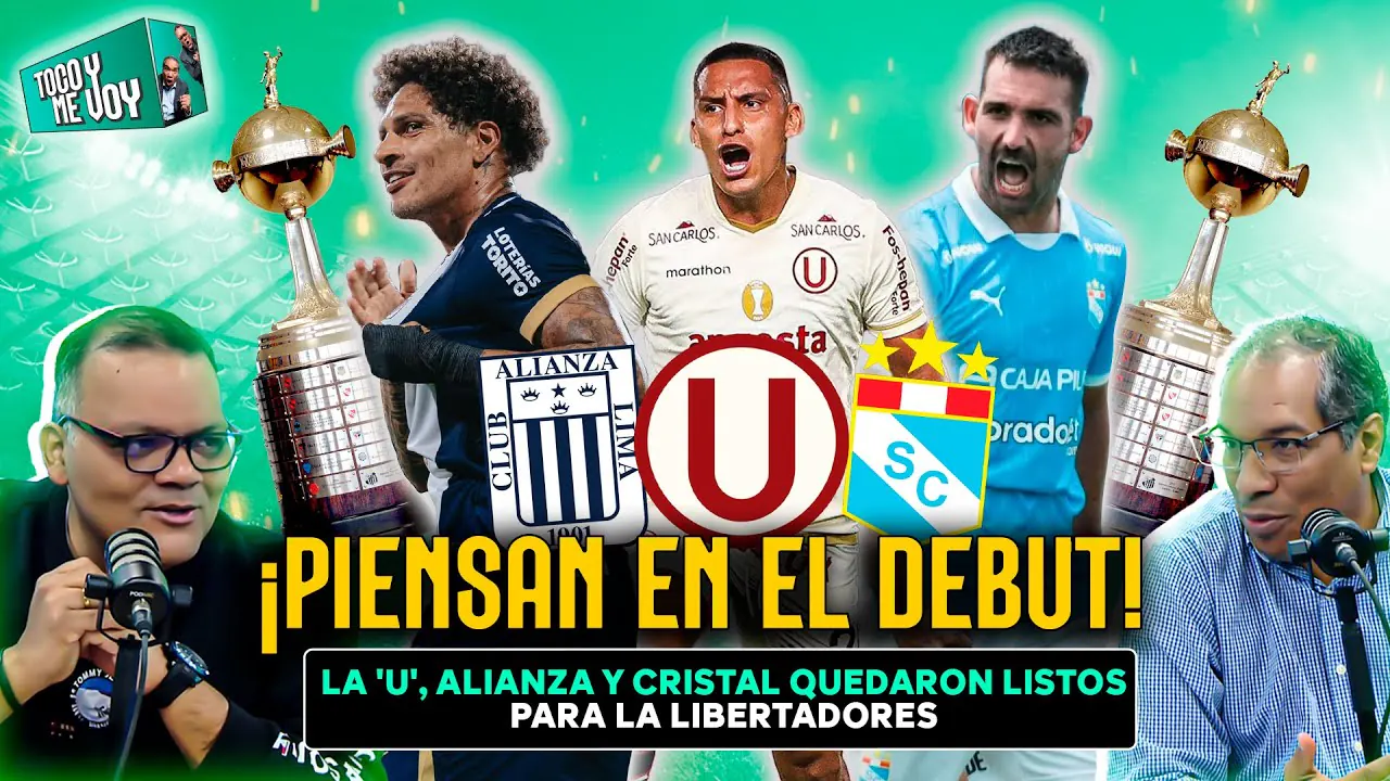 Reproducir: #ENVIVO UNIVERSITARIO, ALIANZA LIMA Y CRISTAL LISTOS PARA SU DEBUT EN LA LIBERTADORES #TOCOYMEVOY