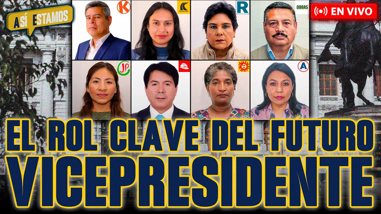 Reproducir: 🚨#ENVIVO | ¡5 DÍAS PARA LAS ELECCIONES! REVISAMOS LA IMPORTANCIA DEL VICEPRESIDENTE #ASÍESTAMOS