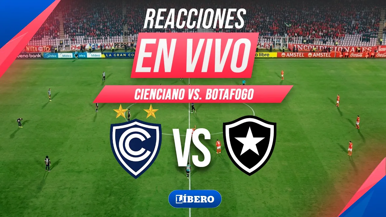 Reproducir: CIENCIANO VS BOTAFOGO EN VIVO | IDA OCTAVOS DE FINAL | Líbero
